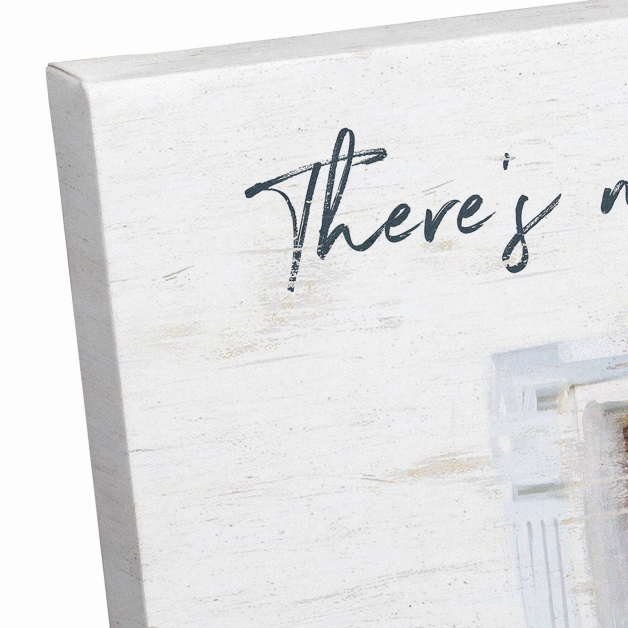 There's No Place Like Home for the Holidays Canvas Wall Art
